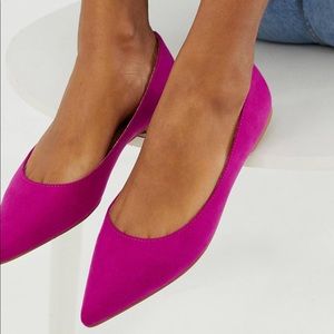 ASOS DESIGN shoes in fuschia